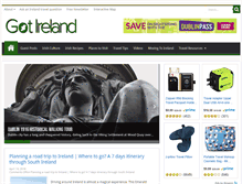 Tablet Screenshot of gotireland.com